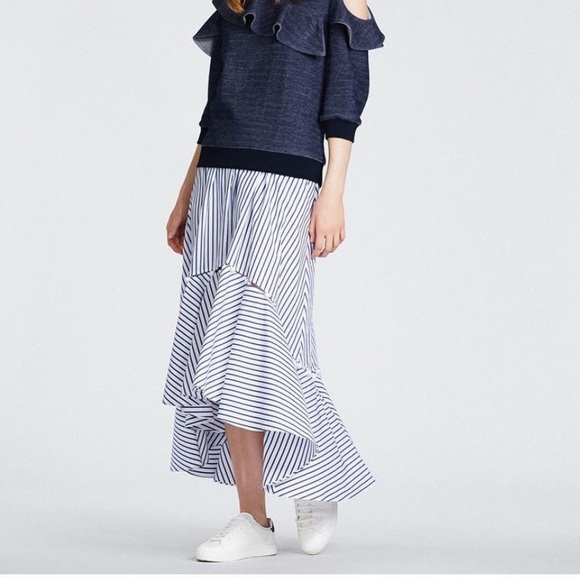 Tabitha long stripped skirt - Picture 2 of 3